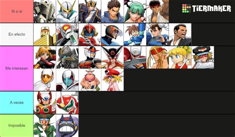 Tatsunoko vs. Capcom: UAS Tier List (Community Rankings) - TierMaker