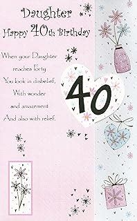 Amazon.co.uk: daughter 40th birthday card