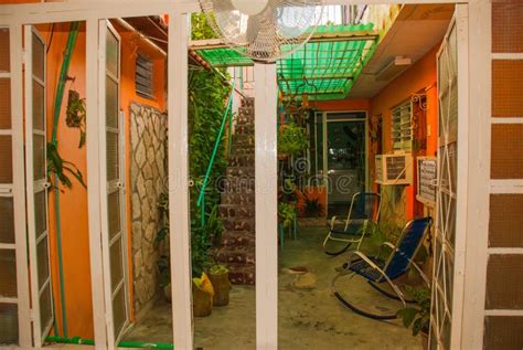 Traditional Local House with Cuban Interior. Cuba Stock Image - Image ...