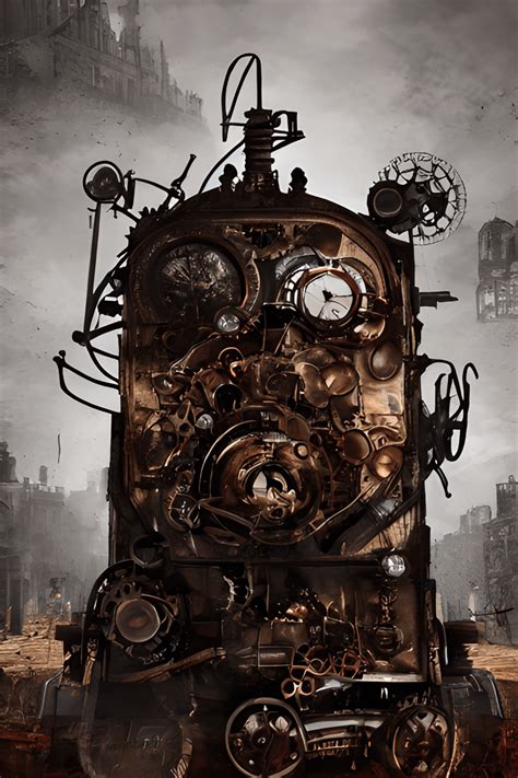 Steampunk Horror Artwork · Creative Fabrica