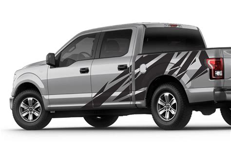 Ford F150 Decals Pattern Side Graphics Compatible With Ford F150