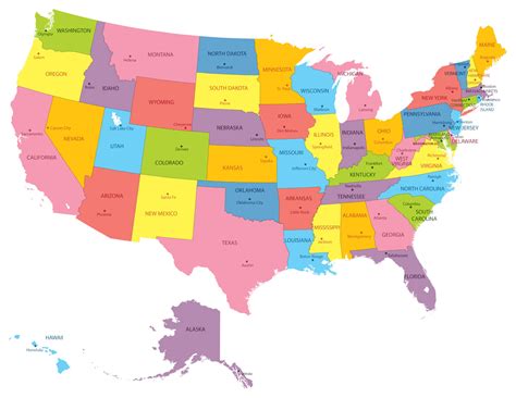 Acquire United States Map States Free Vector - Www