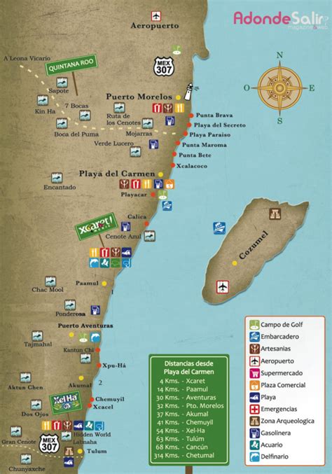 map of cinotes in riviera maya - Yahoo Search Results Image Search ...