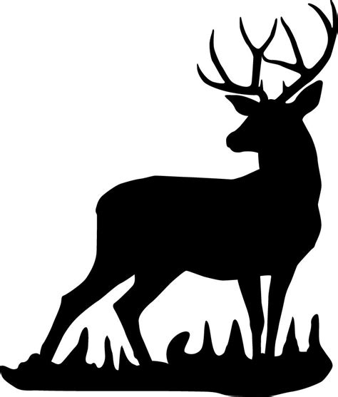 Mule Deer Buck Wall Decal | Deer silhouette, Deer, Mule deer buck