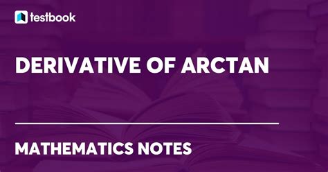 Derivative of Arctan Formula by Chain Rule & First Principle