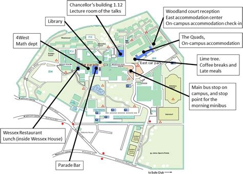 University Of Bath Map Of Campus