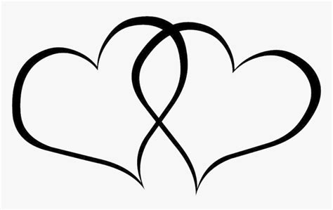 Line Art,heart,clip Art,black And White,love,coloring - Wedding Clipart ...