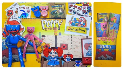 DIY★ POPPY PLAYTIME BOOK MYSTERY BOX IN FIDGET TOY, PAPER Squishy - YouTube