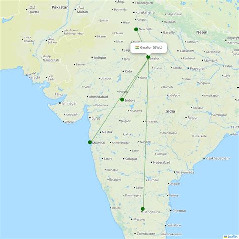 Gwalior airport map | Gwalior (GWL) | Airport Information