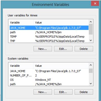 path - Setting up JDK environment variables for Eclipse and Command ...