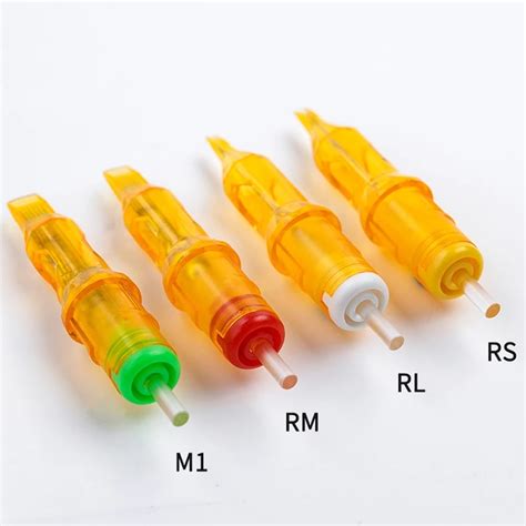 20pcs Yellow Dragonfly Tattoo Cartridge Needles for Tattoo Machine And ...