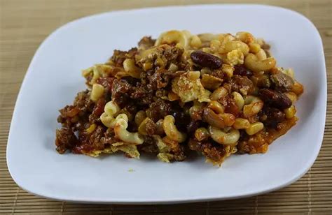 Chili Macaroni Casserole Recipe