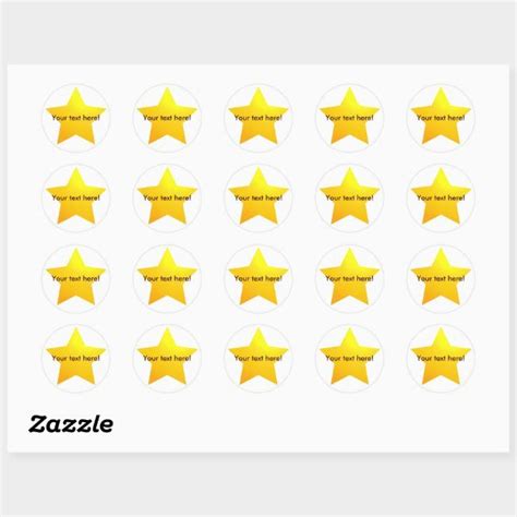 Gold Star stickers | Zazzle | Gold star stickers, Gold stars, Star stickers