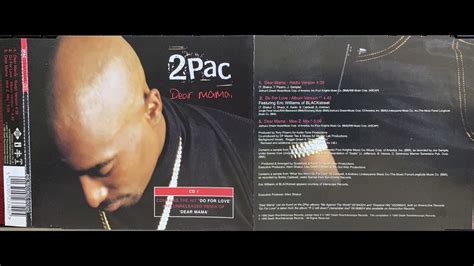 2Pac DEAR MAMA Import CD Single ( 3. Dear Mama MOE Z MIX Version ...