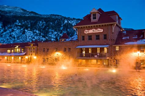 Glenwood Hot Springs - winter twilight | Newsroom for Glenwood Hot Springs