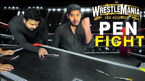 WWE Pen Edition||Pen Fight Tournament||Battle of the Pens fight||Epic ...