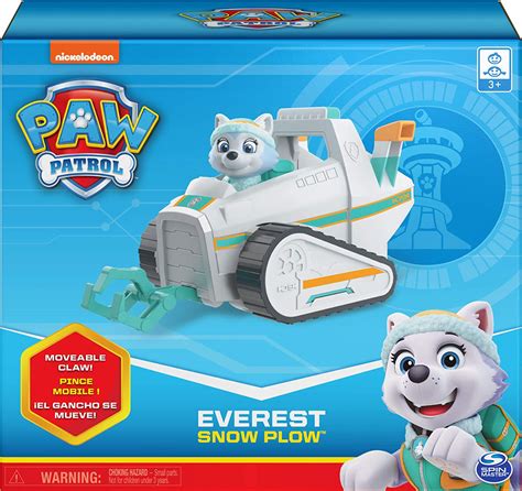 Paw Patrol -Everest's Rescue Snowmobile Everest Figure & Vehicle Evere ...