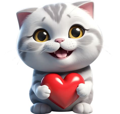 AI generated a cute cat in cartoon 35543271 PNG