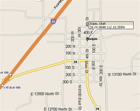 Scipio, Utah Map 3