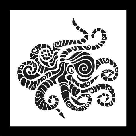 Buy this Octopus Stencils. Custom sized to fit your needs. Want to ...