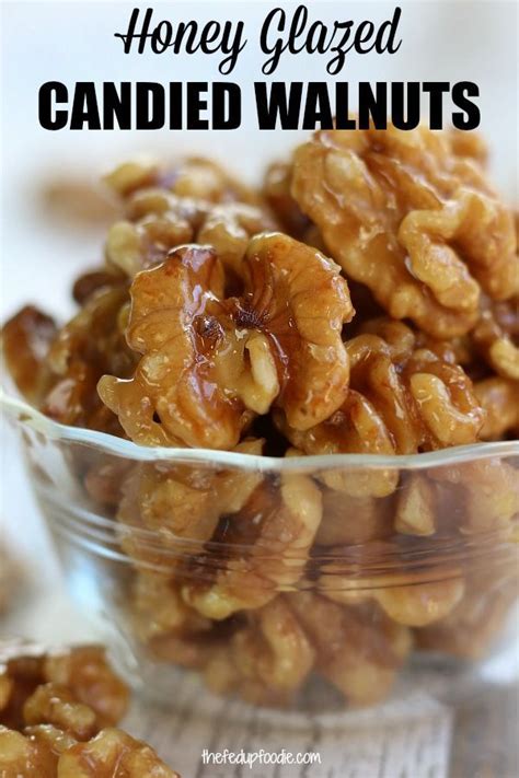 Quick, easy and so delicious, this Candied Walnuts recipe is honey ...