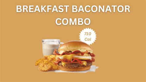 Breakfast Baconator Combo Calories, Price & Nutrition at Wendy's