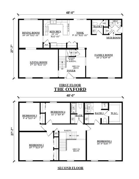 Simple 2 Story House Floor Plans | Viewfloor.co