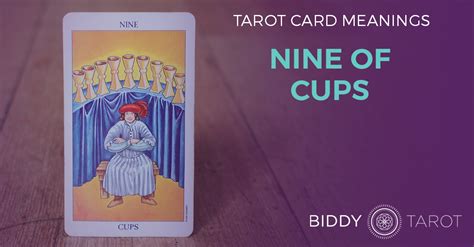 Nine of Cups Tarot Card Meanings | Biddy Tarot