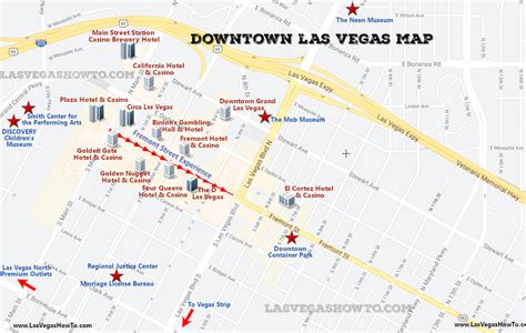 Downtown Las Vegas Map (2024) | LasVegasHowTo.com