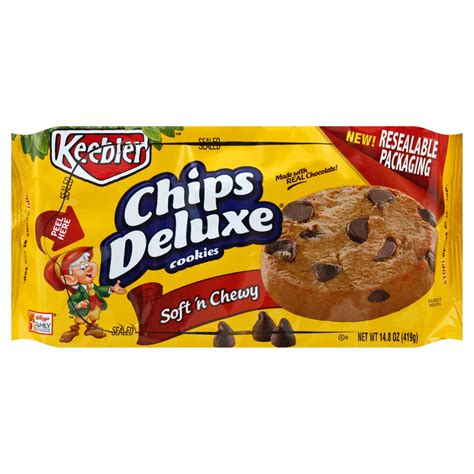 Keebler Chips Deluxe Soft 'n Chewy Cookies - Shop Cookies at H-E-B