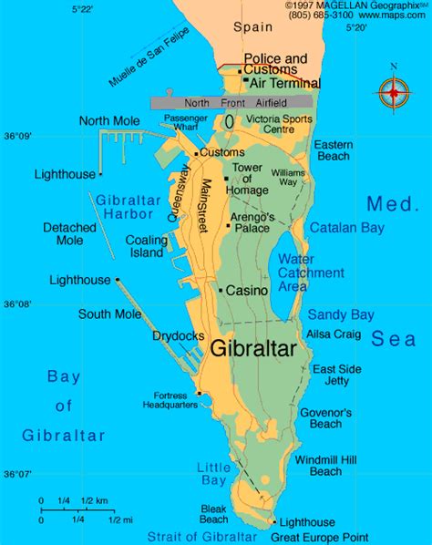 Gibraltar Maps - Europe Map