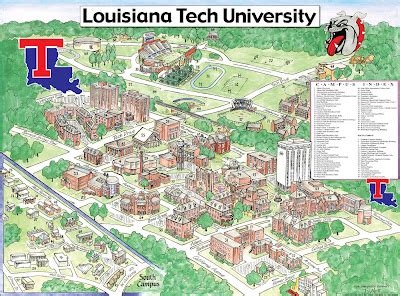 La Tech Campus Map – Map VectorCampus Map