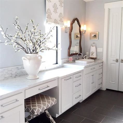 Silver Blue Bathroom Paint Colors - Transitional - Bathroom - Benjamin ...