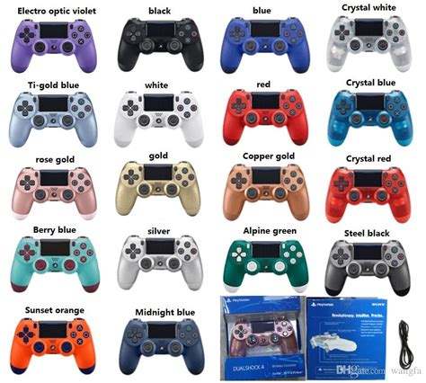 NEW 18 colors PS4 controllers Wireless Controller Bluetooth Game ...