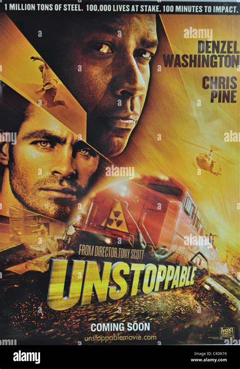 Poster Unstoppable Movie 2010 American film directed by Tony Scott ...