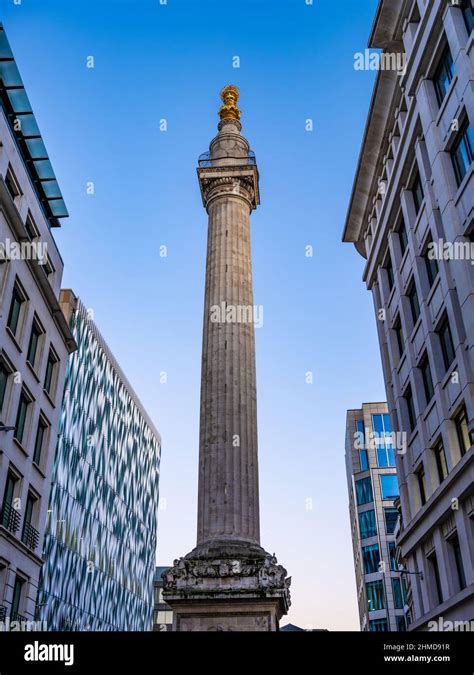 The Great fire of London Monument Stock Photo - Alamy