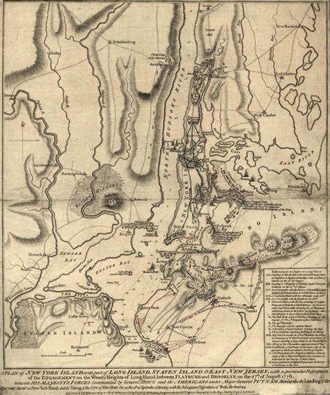 Map of troop movements at Long Island, 2 | Finding the Maryland 400