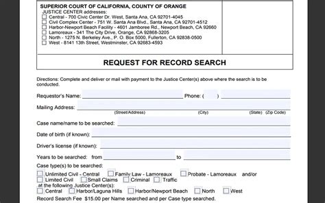 Free Orange County Records: Criminal, Court, Marital & Warrants