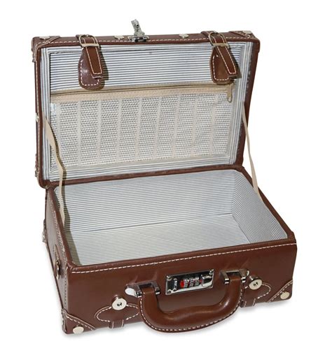 Vintage Trunk Antique Hardside Luggage Suitcase Set of 2