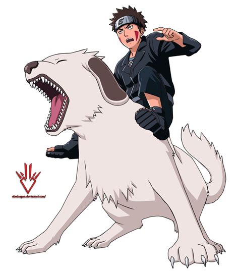 Kiba y Akamaru - Naruto - Render by Obedragon Naruto Uzumaki, Kakashi ...