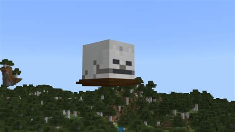 Made a giant skeleton head to mark skeleton spawner location in my ...