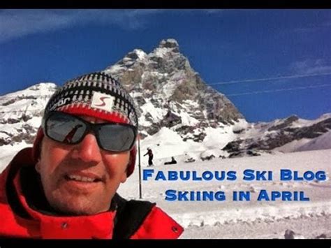 Fabulous Ski & Snow Conditions April Skiing Cervinia - Video Cervinia