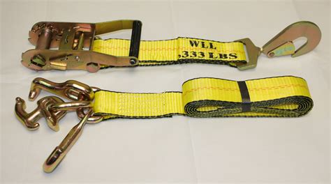 2" x 8' RTJ Cluster Ratchet Straps Car Hauler Tow Wrecker Straps ...