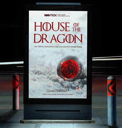 Promo poster House of the Dragon on Behance