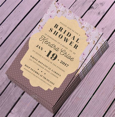 Printable Bridal Shower Invitation - 21+ Examples, Format, Pdf | Examples