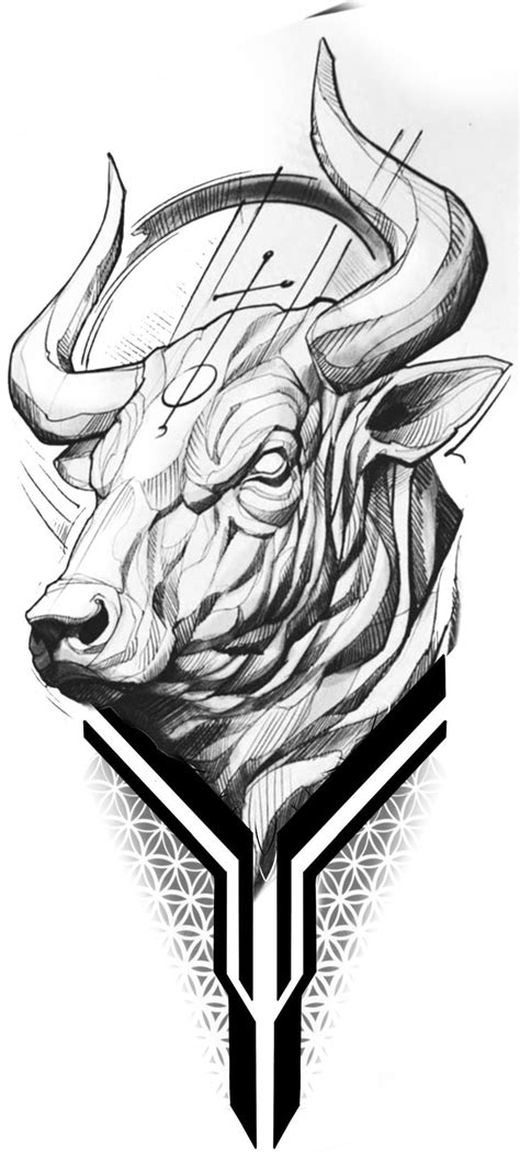 Pin by Leo Cuellar on Tattoo - choice | Taurus bull tattoos, Bull skull ...