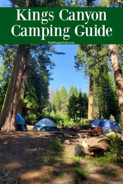 Ultimate Kings Canyon Camping Guide | Park Ranger John