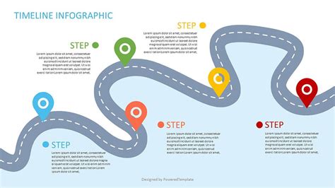 Roadmap with Milestones Infographic - Free Presentation Template for ...