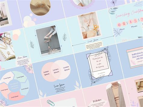 Pastel Instagram Template Instagram Template Pastel - Etsy UK