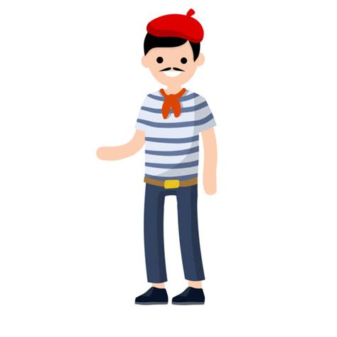 French Man Beret Illustrations, Royalty-Free Vector Graphics & Clip Art ...